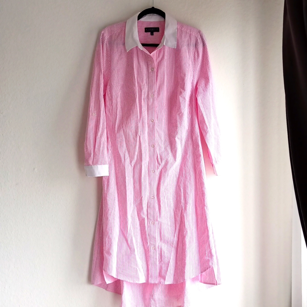 Eloquii long sleeve cut out dress